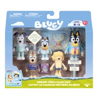 Bluey The Sleepover Figursett 5-pack
