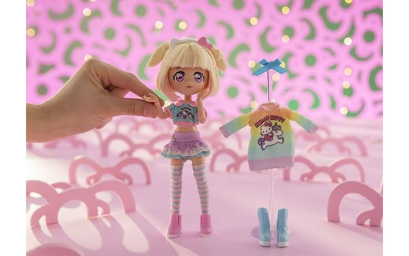 Hello Kitty Manga Fashion Unicorn Dukke