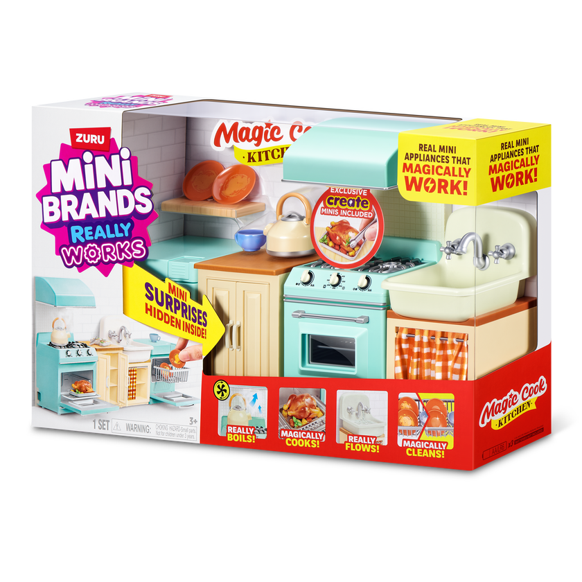 Mini Brands Magic Cook Kitchen - minilekekjøkken