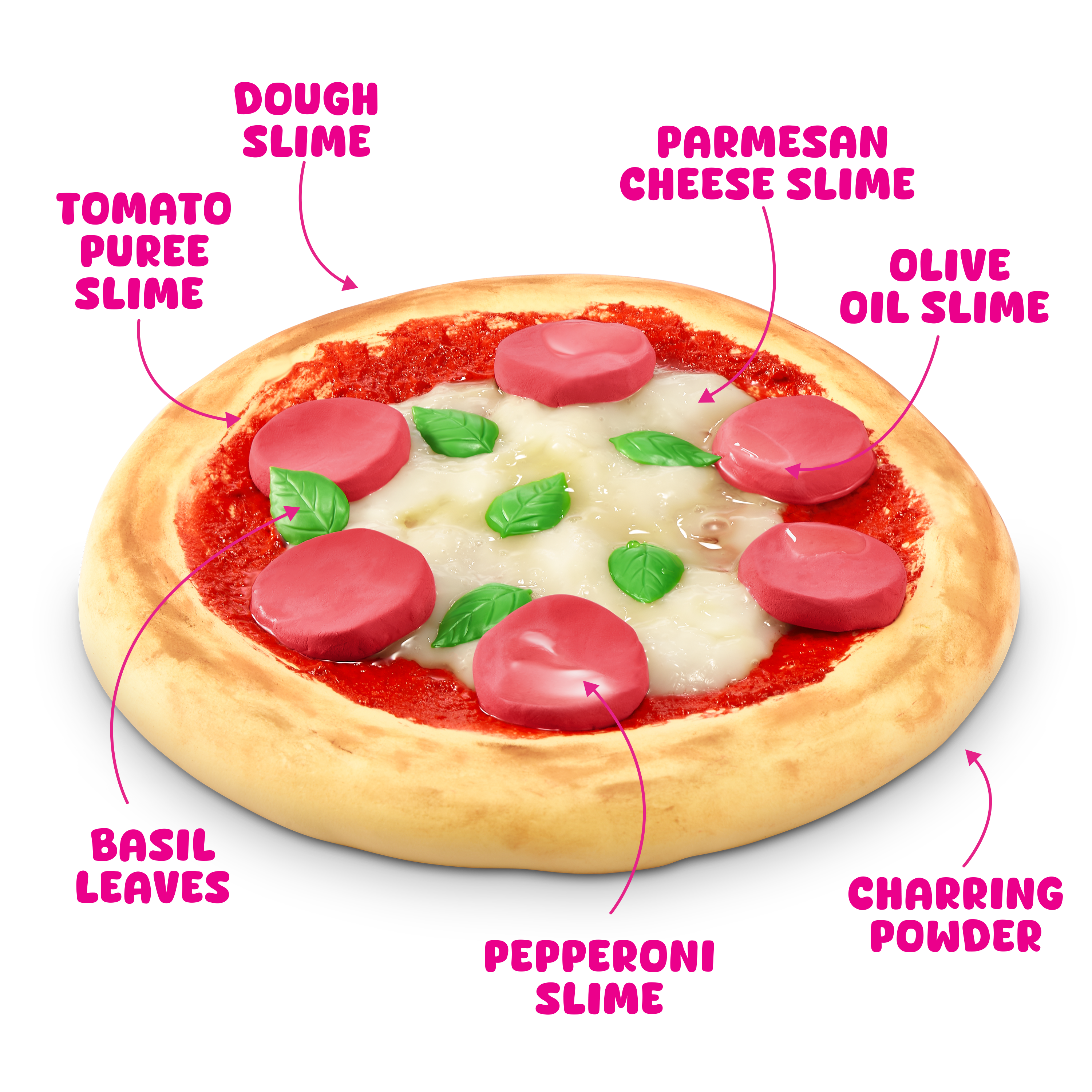 Slime Mart Small Shopping Basket Fast Food