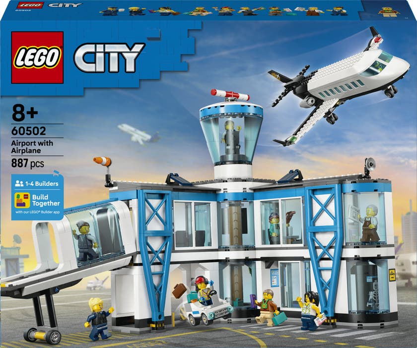 LEGO® City Lufthavn med Fly 60502