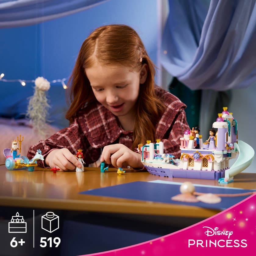 LEGO® ǀ Disney Princess Prinsesse Ariels bryllupsbåt 43299