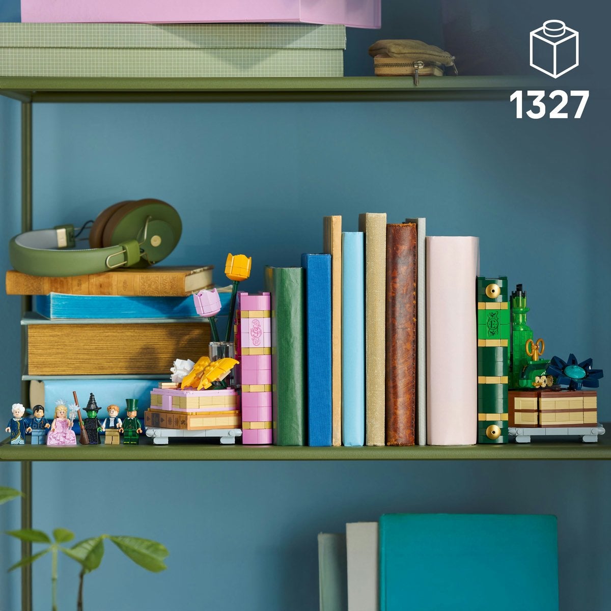 LEGO Wicked 75691, Glinda & Elphaba – bokstøtter