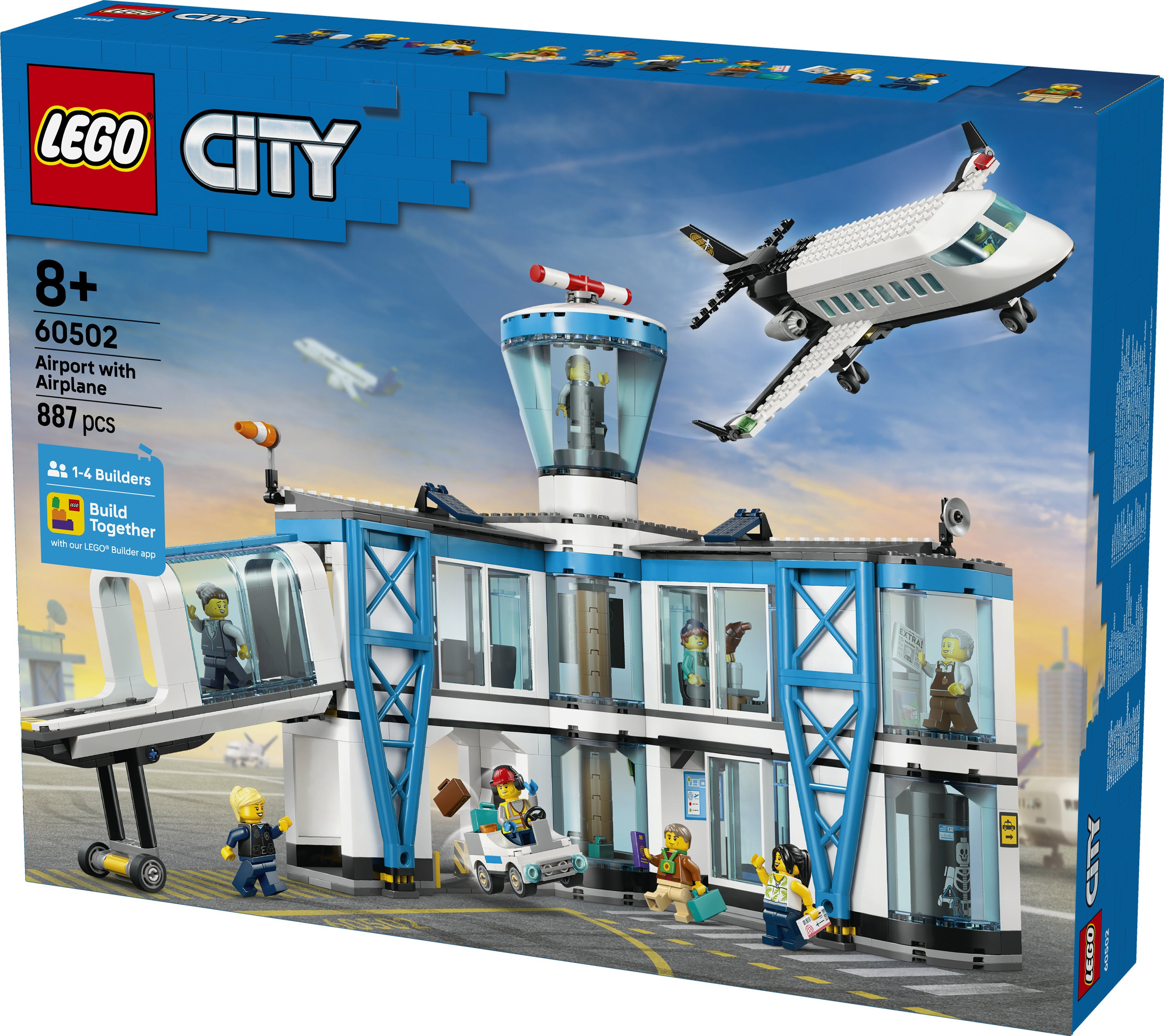 LEGO® City Lufthavn med Fly 60502