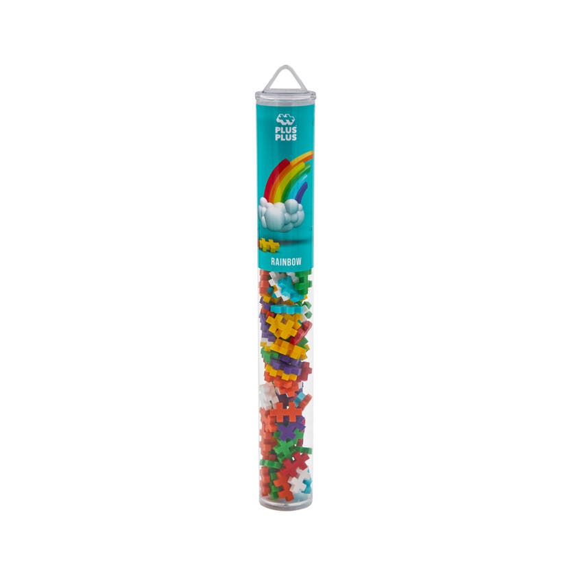 Plus-Plus, Rainbow fargemiks / 100 stk Tube