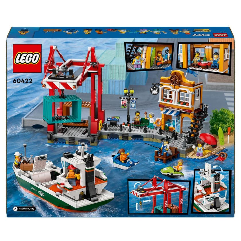 LEGO City 60422, Kysthavn med lastefartøy