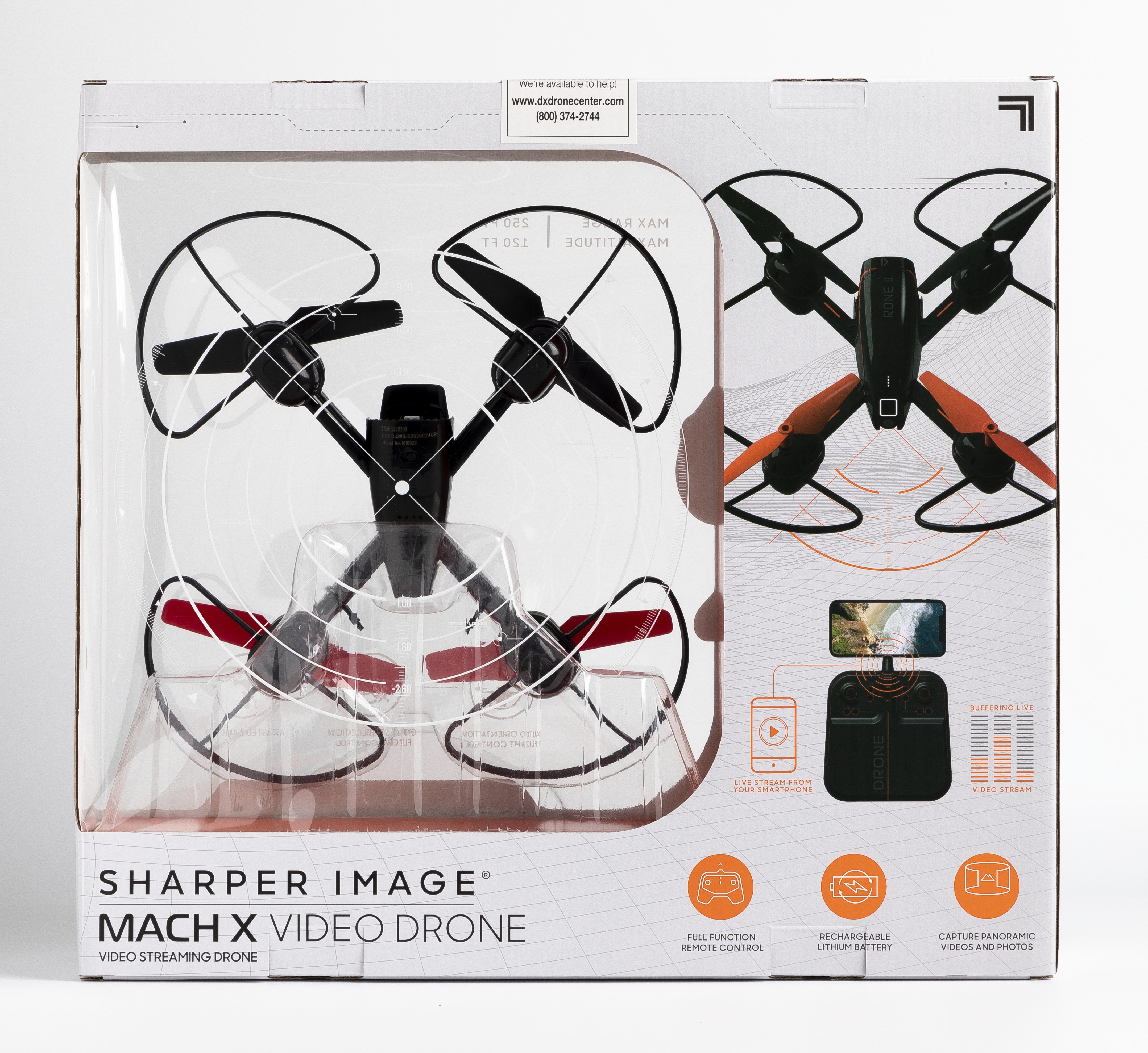Sharper Image Mach 10, videodrone med kamera