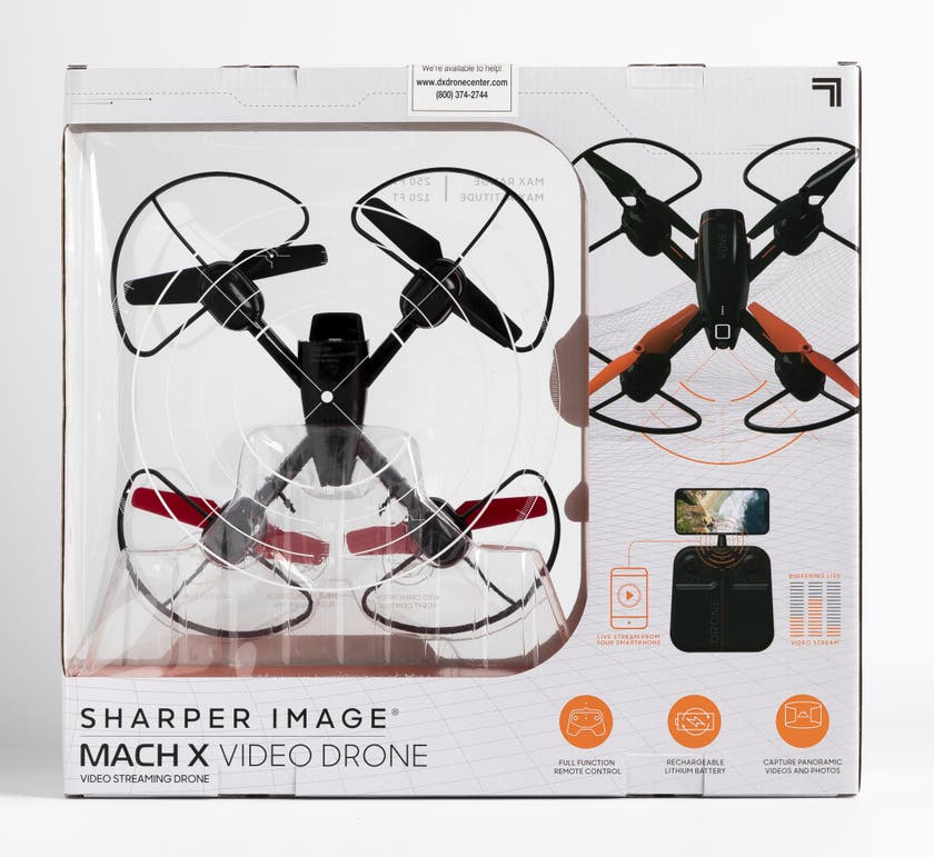 Sharper Image Mach 10, videodrone med kamera
