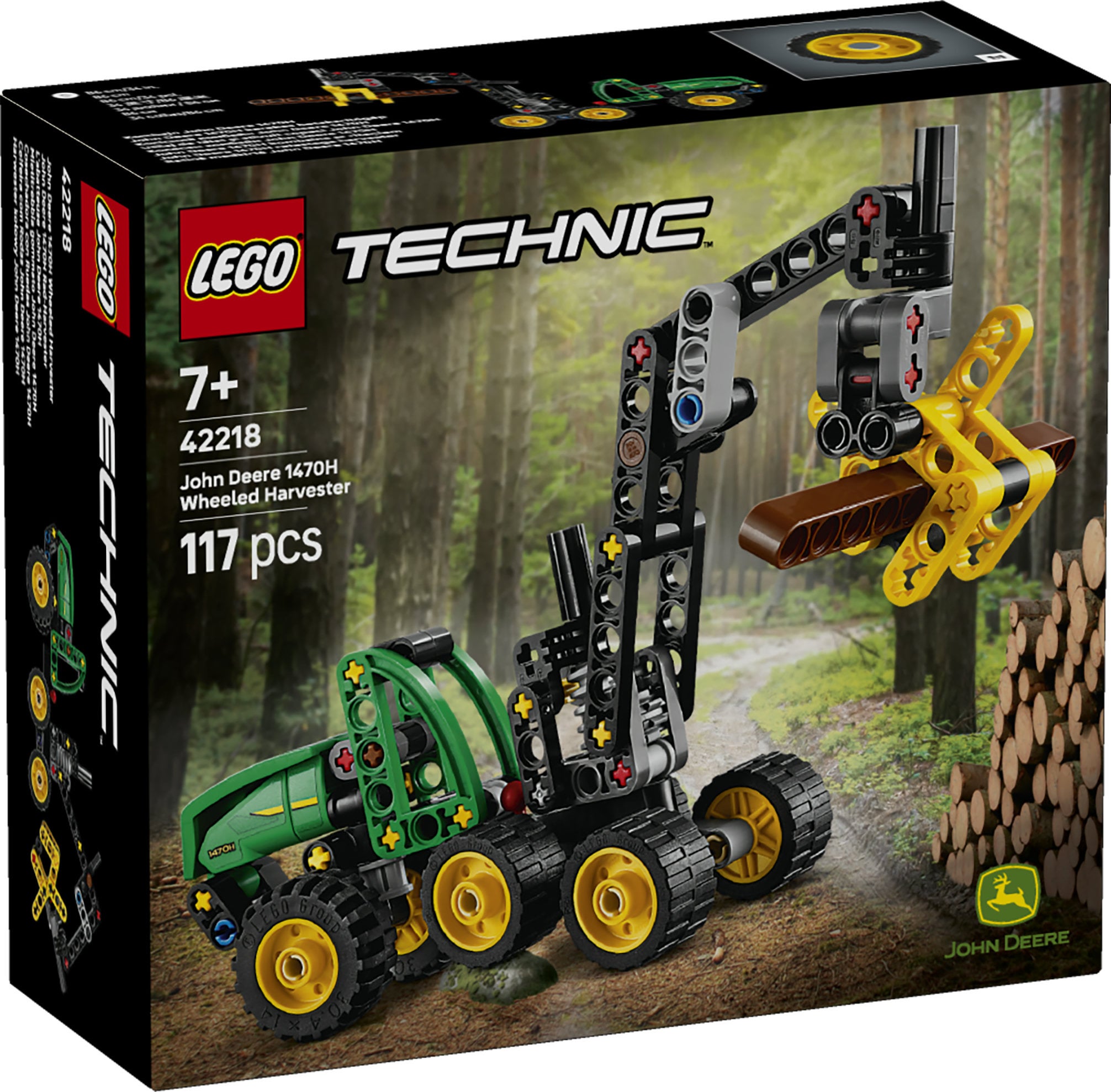 LEGO® Technic John Deere 1470H hjuldrevet hogstmaskin 42218