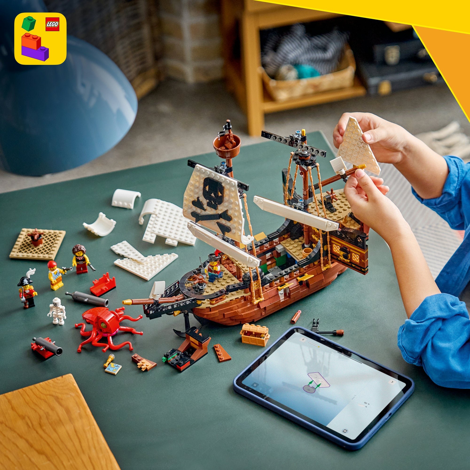 LEGO® Creator 3-i-1 Ikonisk sjørøverskute 31387