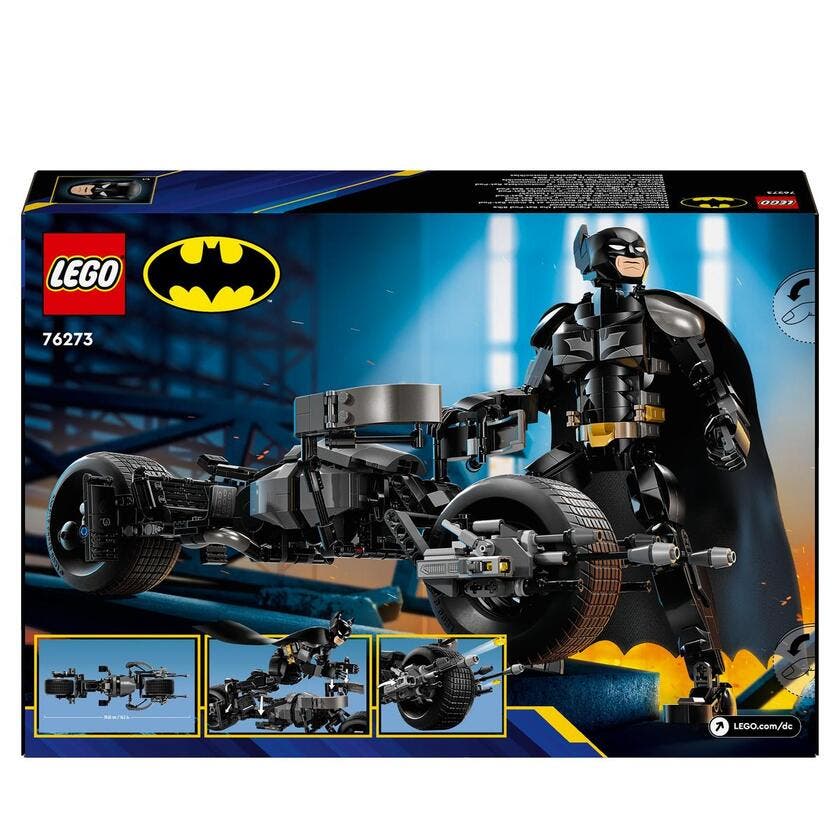 LEGO DC Batman 76273, Batman byggefigur og Batpod-sykkelen