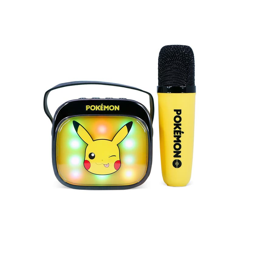 Pokémon Karaokehøyttaler Pikachu LED-mikrofon