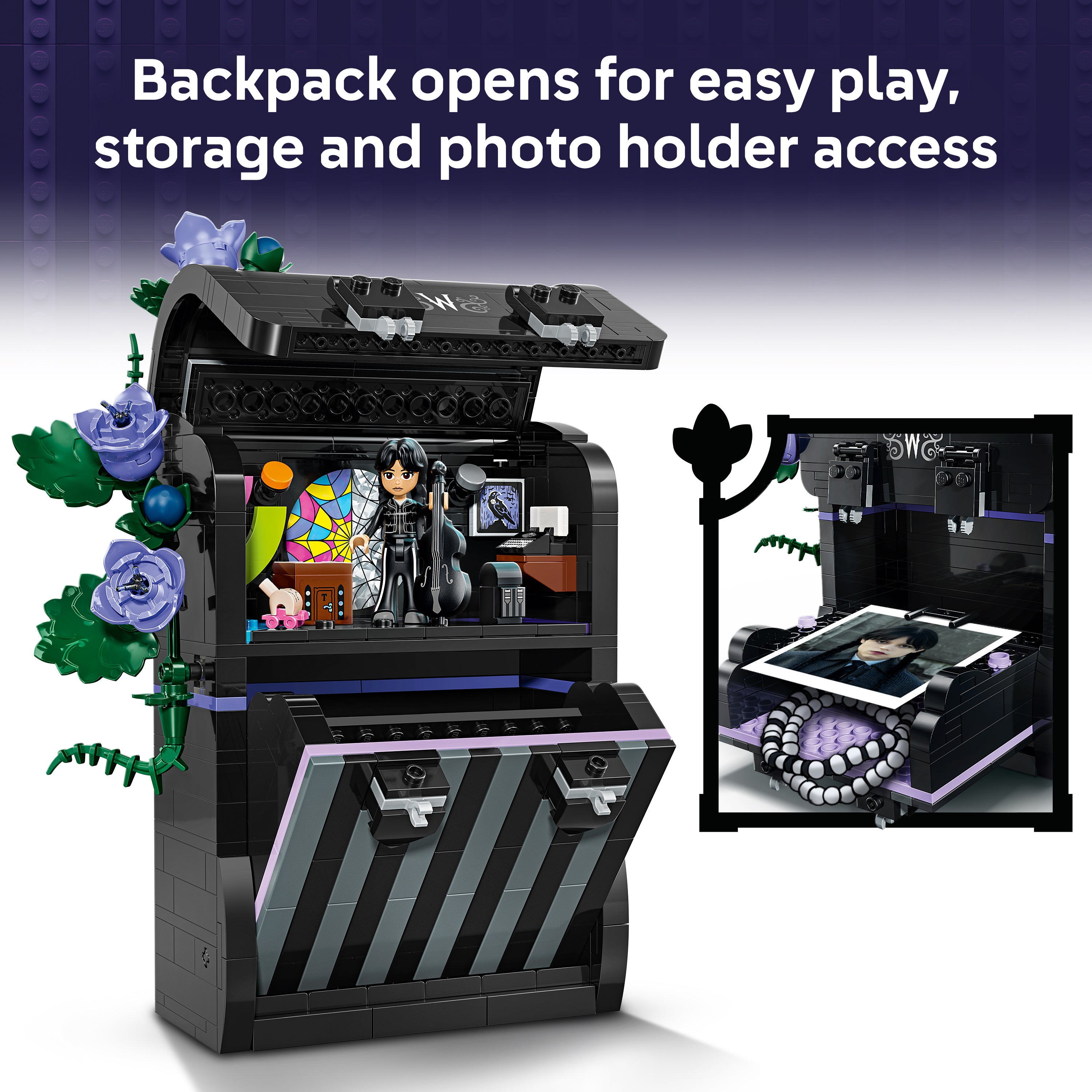 LEGO® Wednesday Addams Ryggsekk 76787