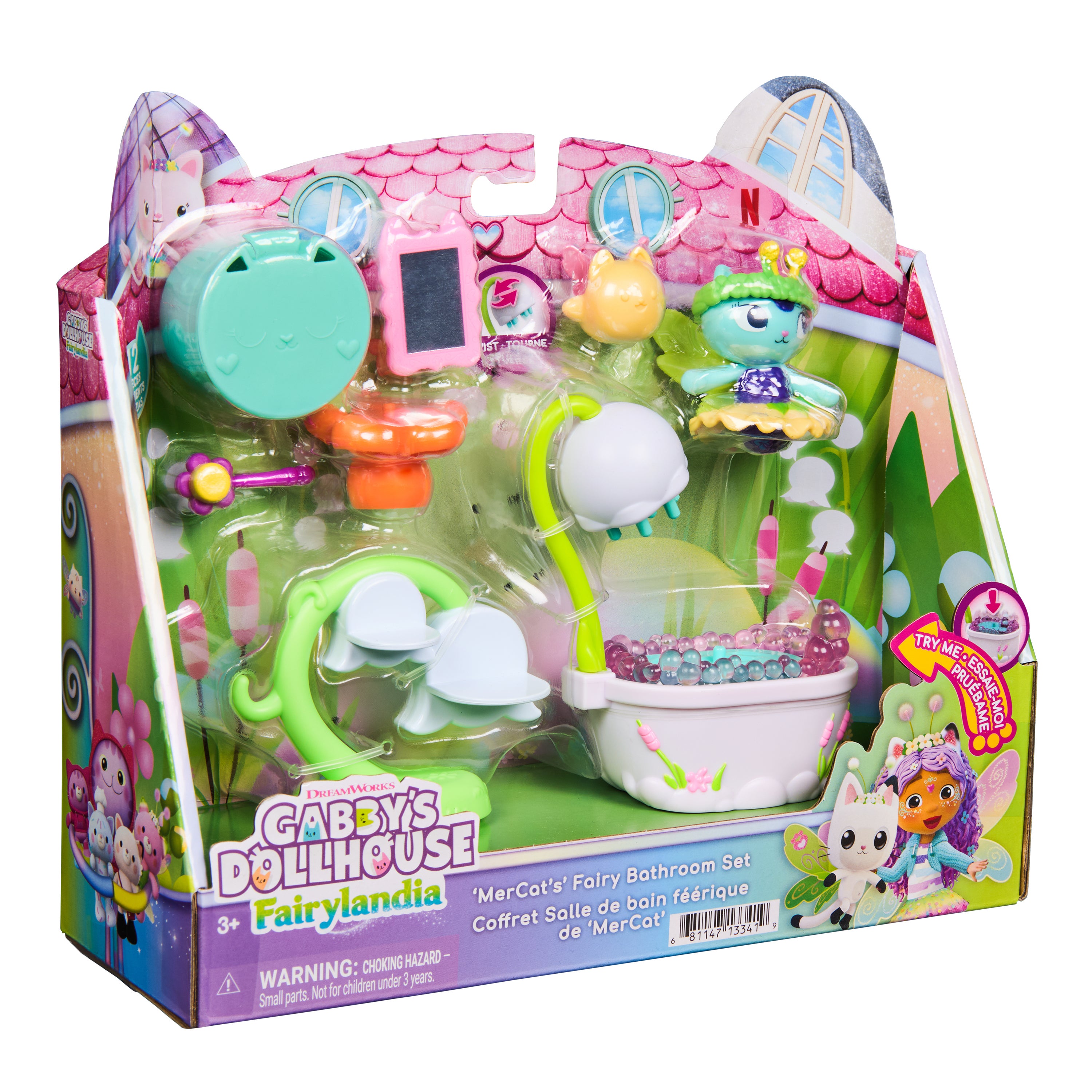 Gabby's Dollhouse Mercat Fairy Badrom