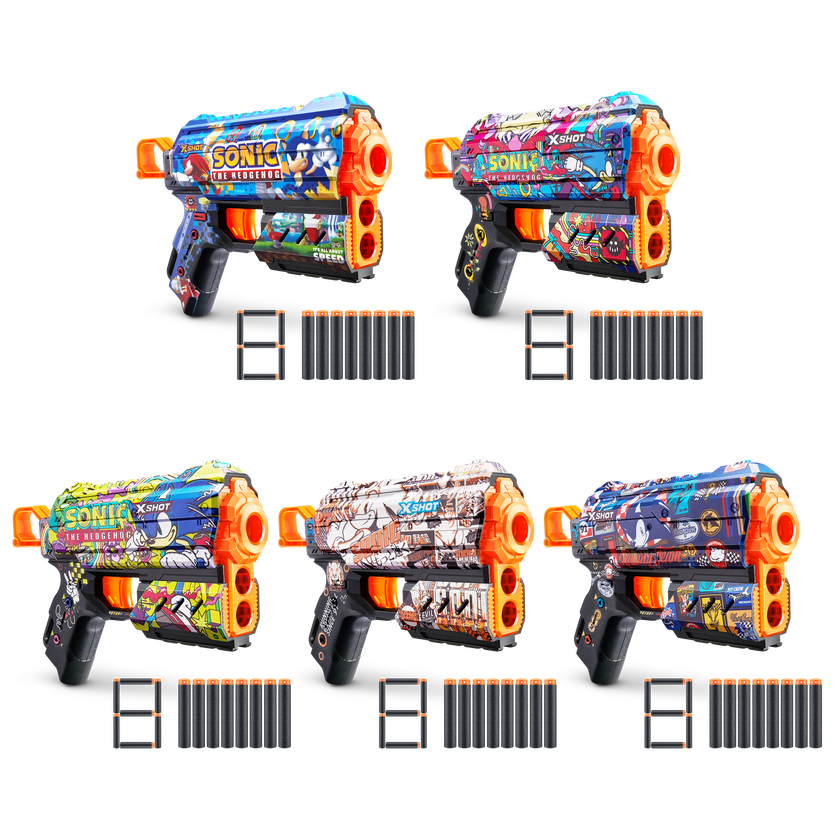 XSHOT SKINS-FLUX (8 piler) SONIC