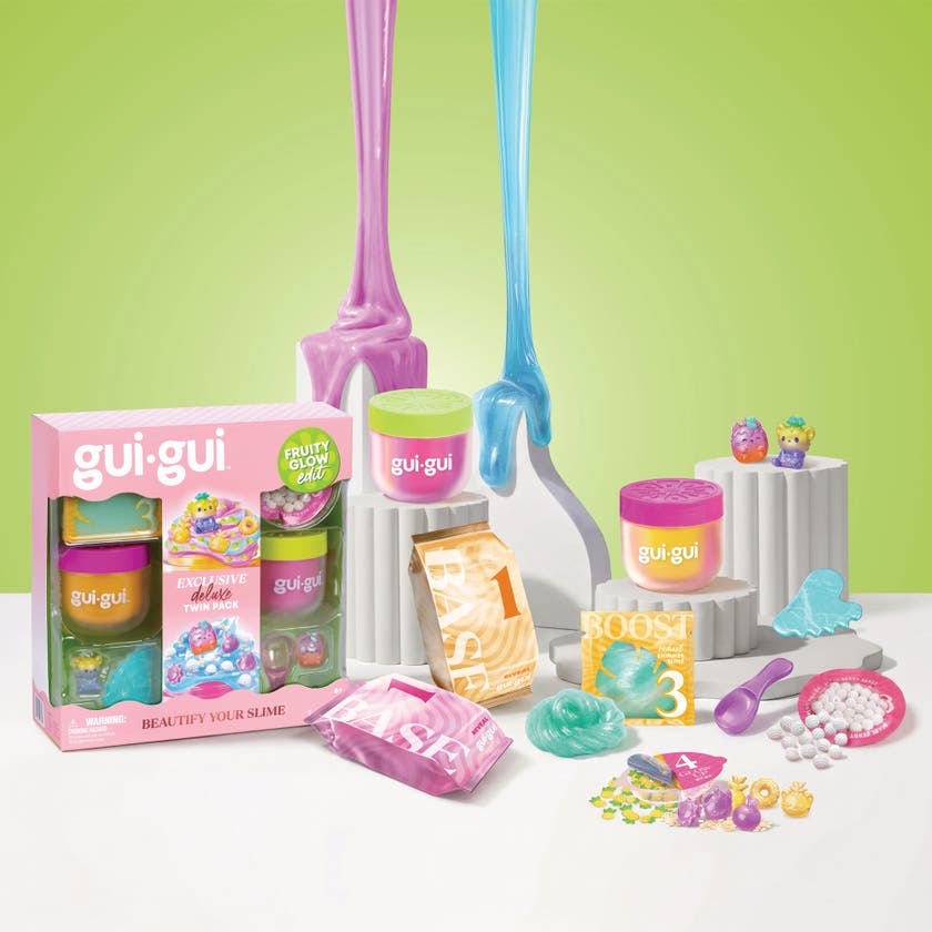 GUI GUI Deluxe Slime 2-pakk Fruity Glow