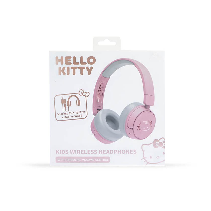 Hello Kitty trådløse hodetelefoner med volumbegrensning 85/95 dB