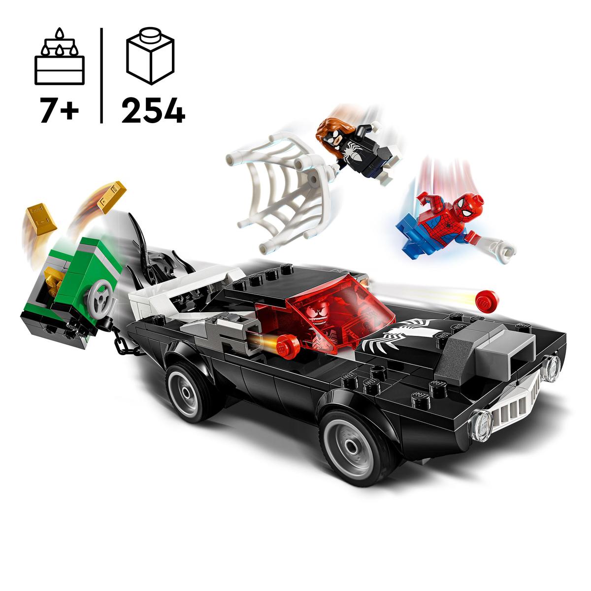 LEGO Super Heroes Marvel 76309, Spider-Man mot Venoms muskelbil