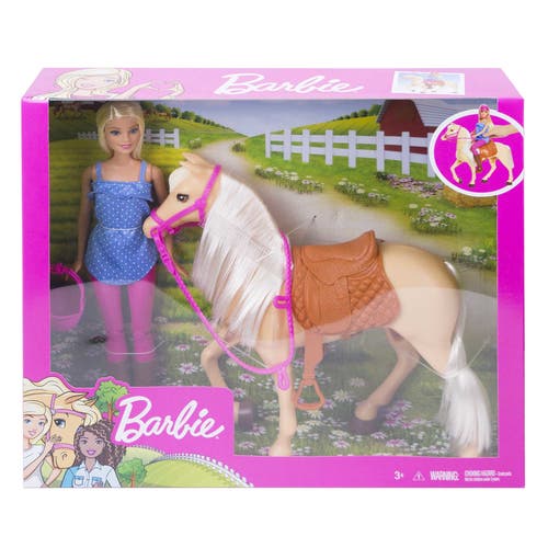 Barbie dukke och hest