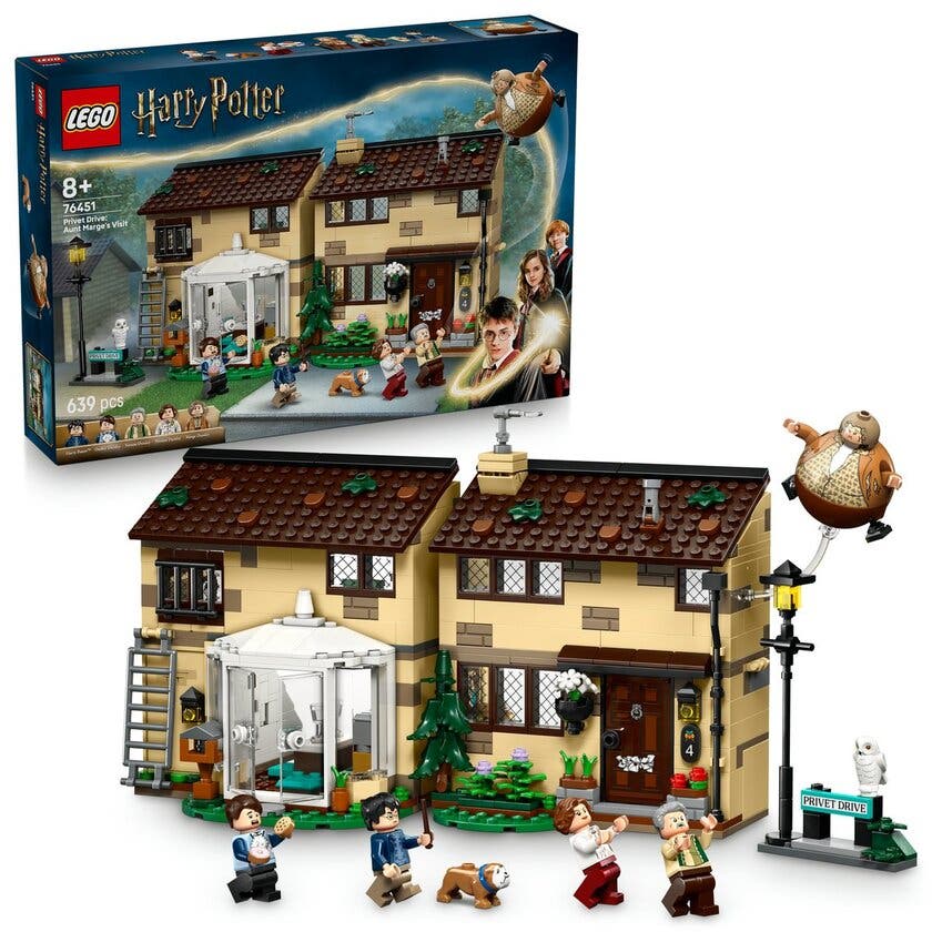 LEGO Harry Potter 76451, Privet Drive: raskere Marges besøk