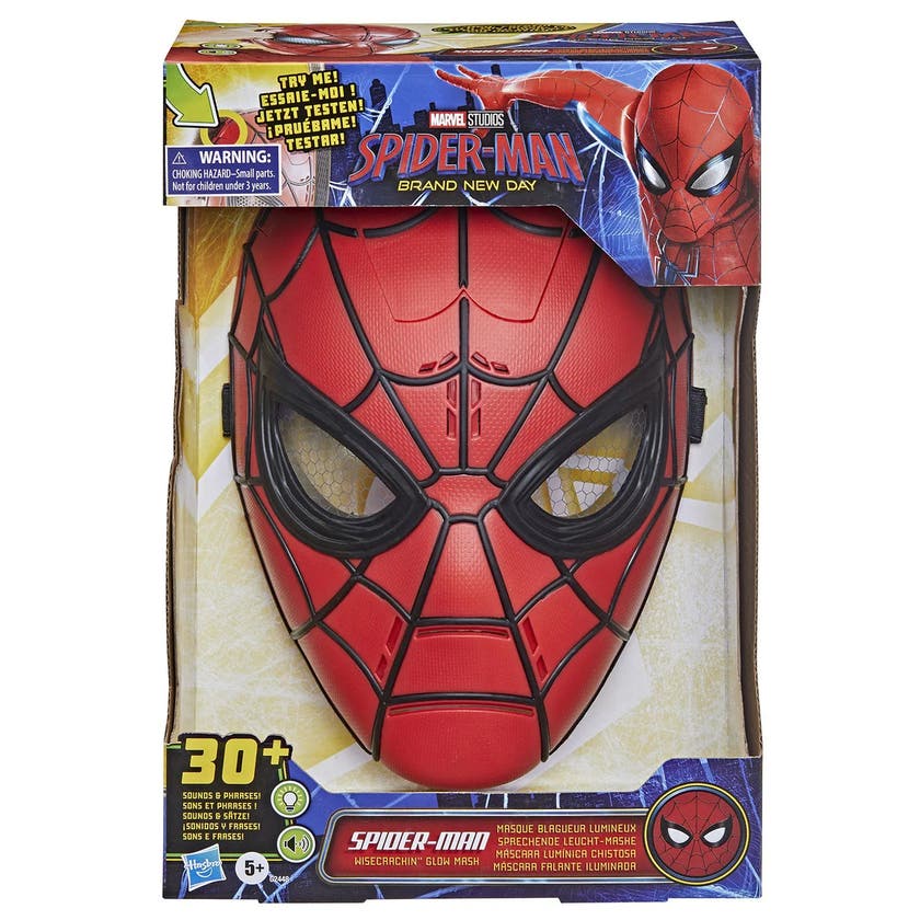 Spider-Man-maske med lyd og lys