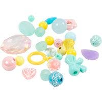 Klassiske perler, blandede farger, Dia. 5-35 mm, Hull