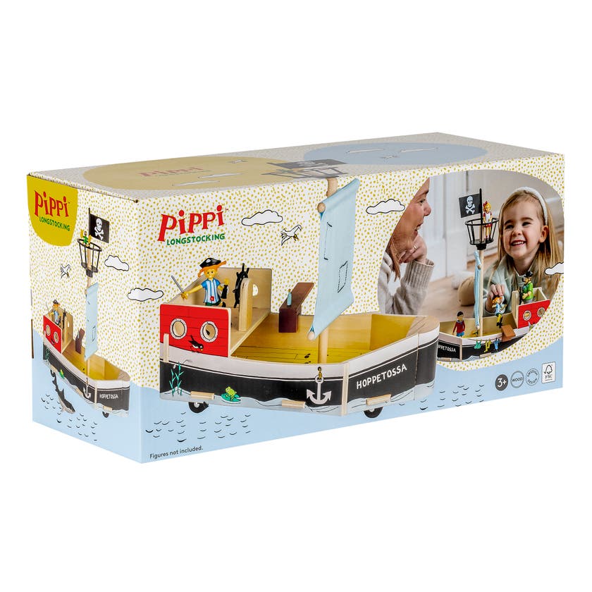 Micki - Pippi Langstrømpe Hoppetossa trebåt