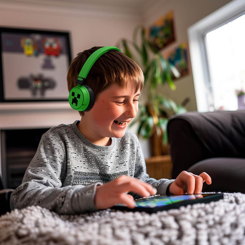 MINECRAFT trådløse hodetelefoner for barn 85/95dB