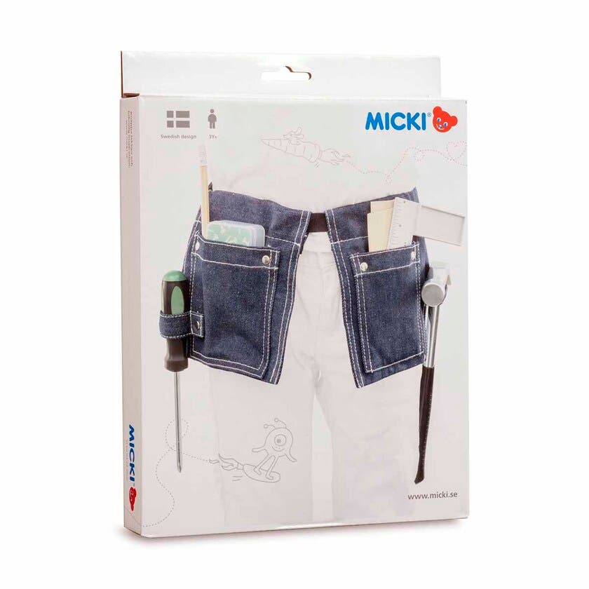 Micki, verktøybelte med verktøy