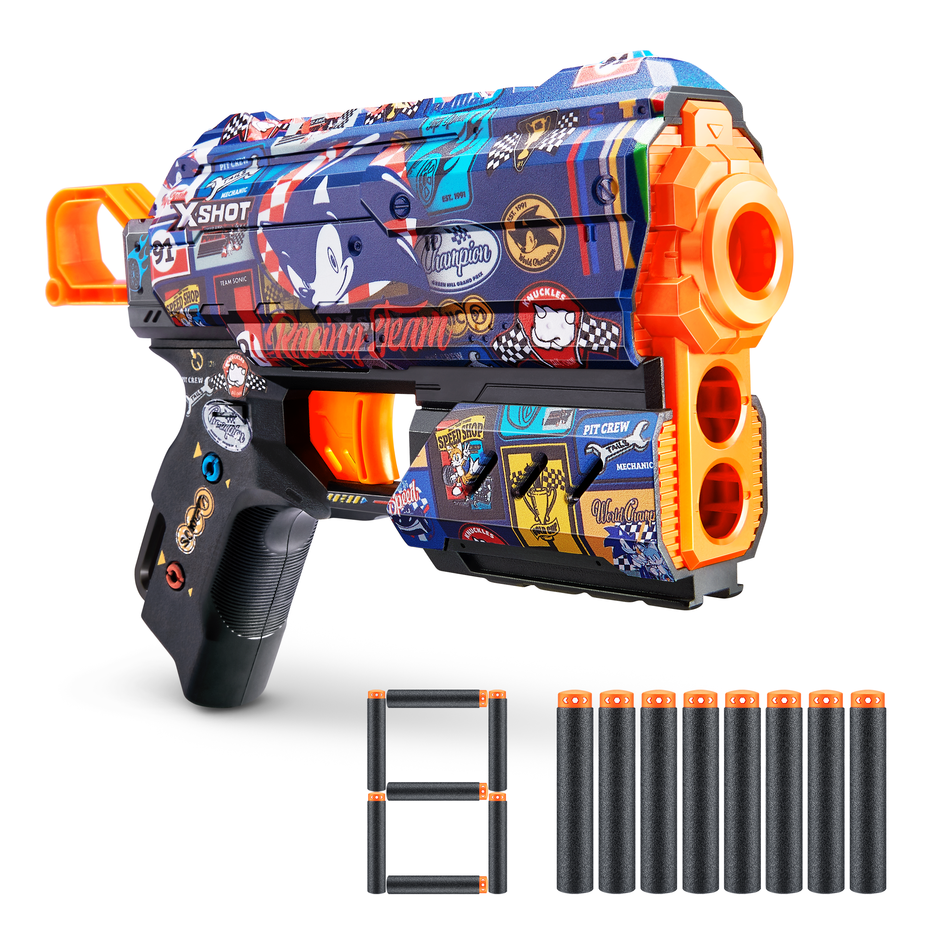XSHOT SKINS-FLUX (8 piler) SONIC