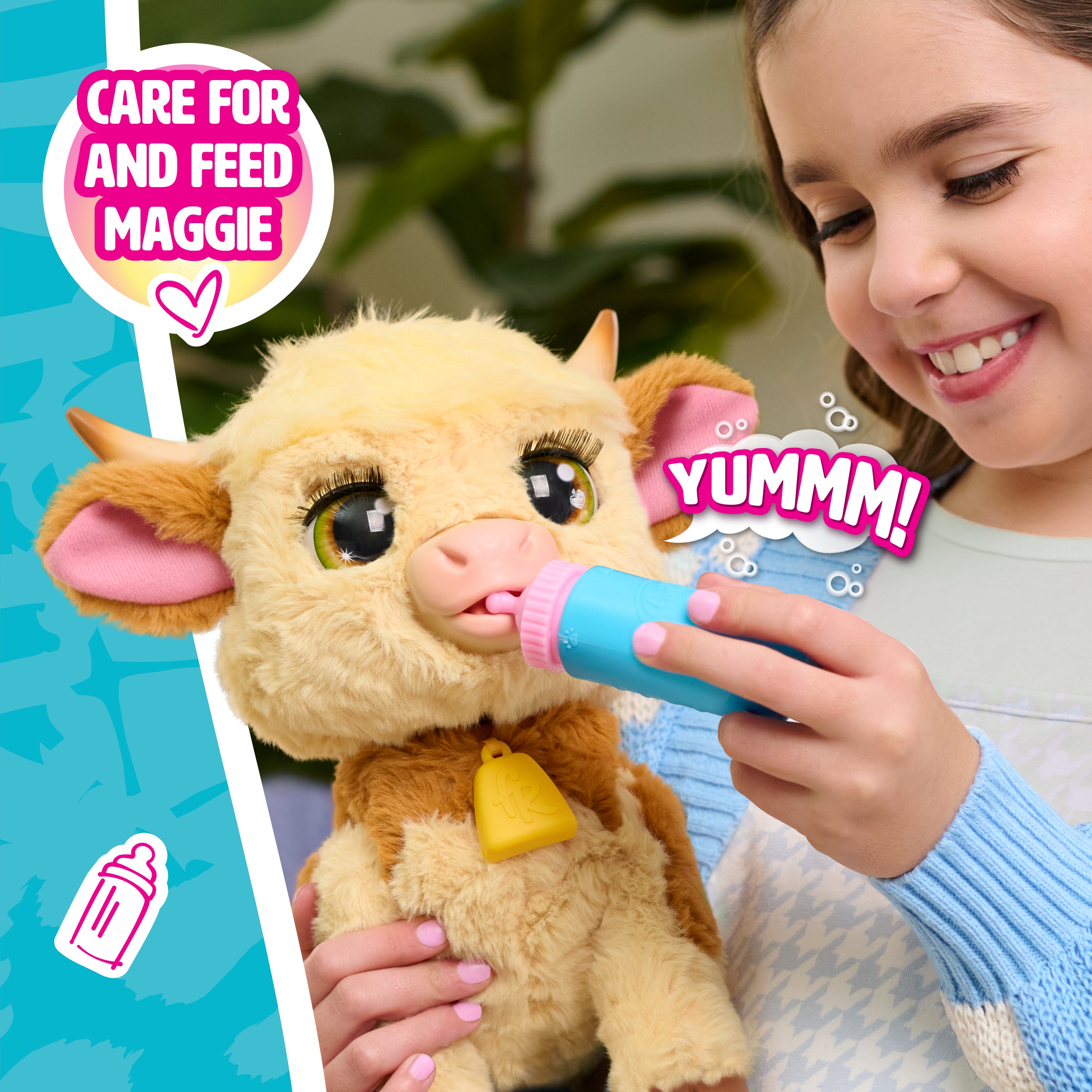 FurReal Maggie The Feed & Follow Cow