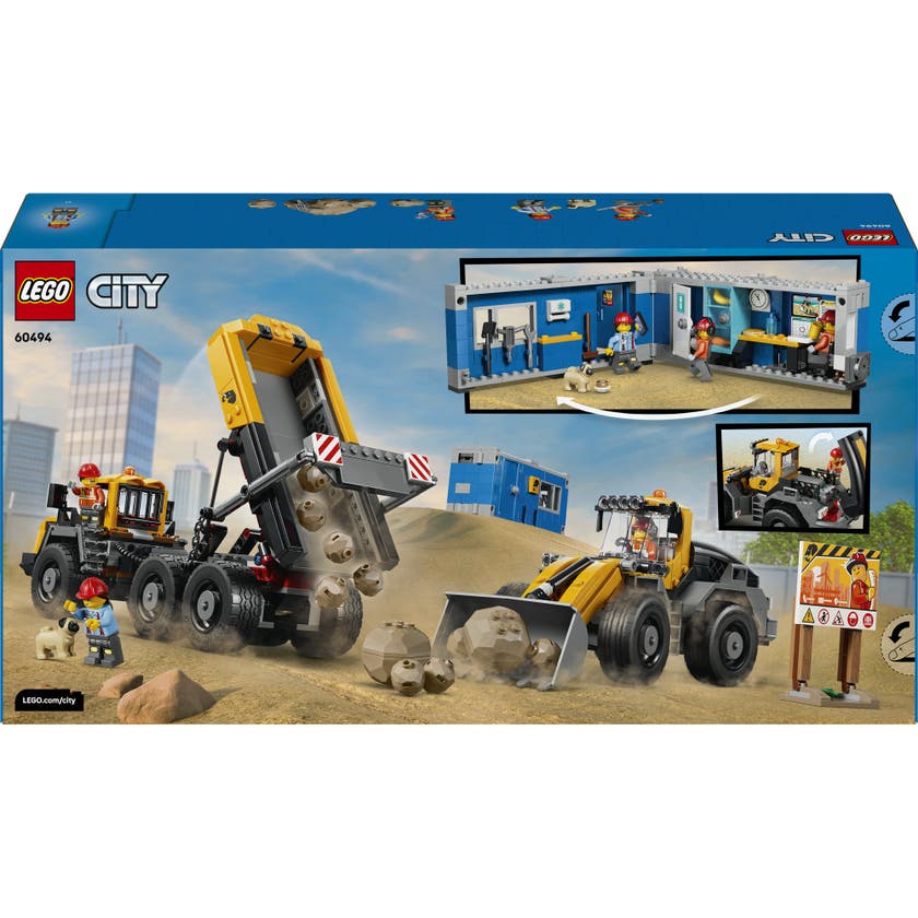 LEGO® City Dumper og frontlaster. Byggeleke 60494