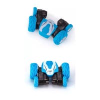 FUSION, Mini 4-kanals 2.4G RC Stuntbil 4 hjul, Blå/Hvit