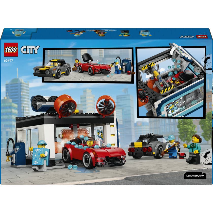 LEGO® City Bilvask med biler. Sett 60497