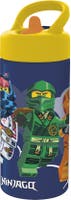 LEGO NINJAGO, Vannflaske med sugerør, 420 ml