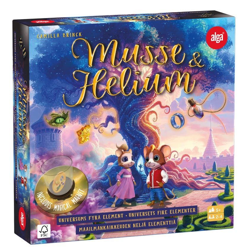 Musse & Helium Universums fire elementer