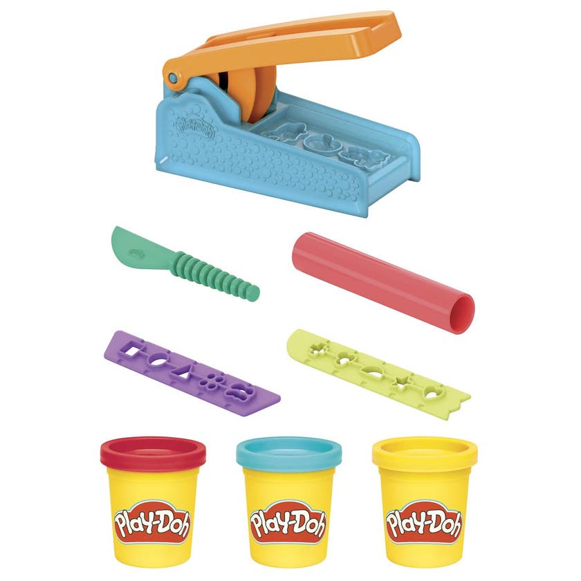 Play-Doh Fun Factory Starter Set med verktøy og 3 bokser leire