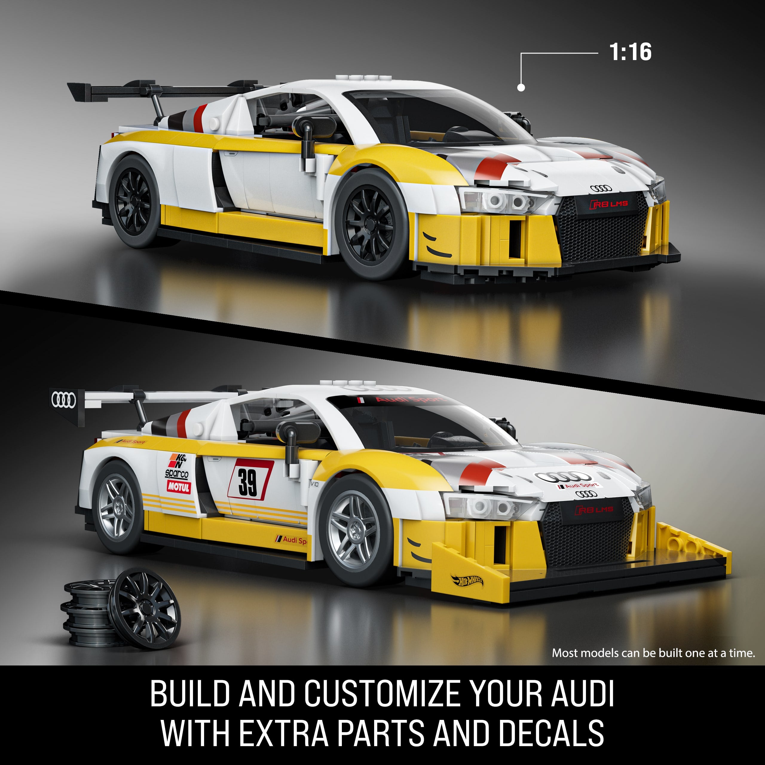 Hot Wheels Audi R8 LMS Byggesett