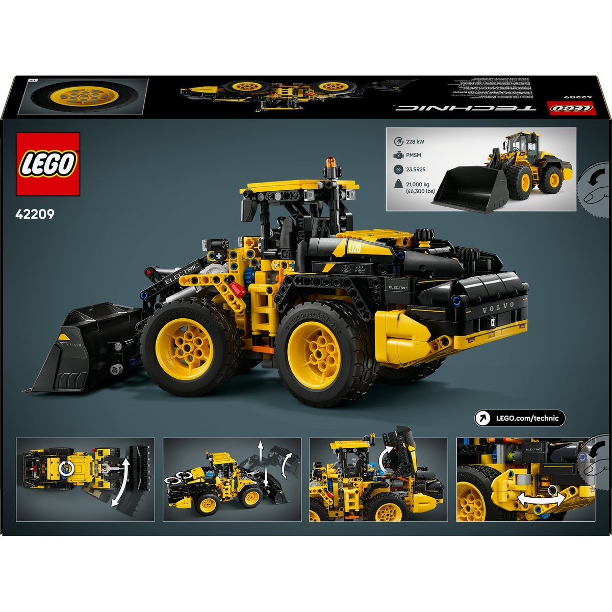 LEGO Technic 42209, Volvo L120 elektrisk hjullaster