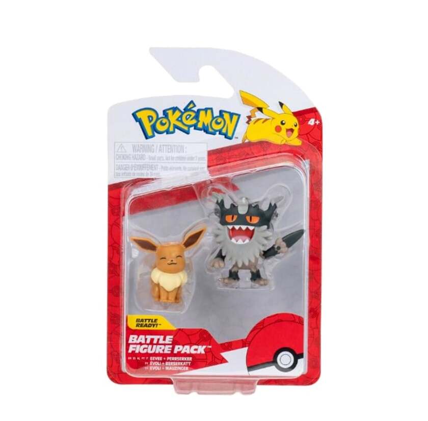 Pokemon, Kampfigur, Perrserker Og Eevee