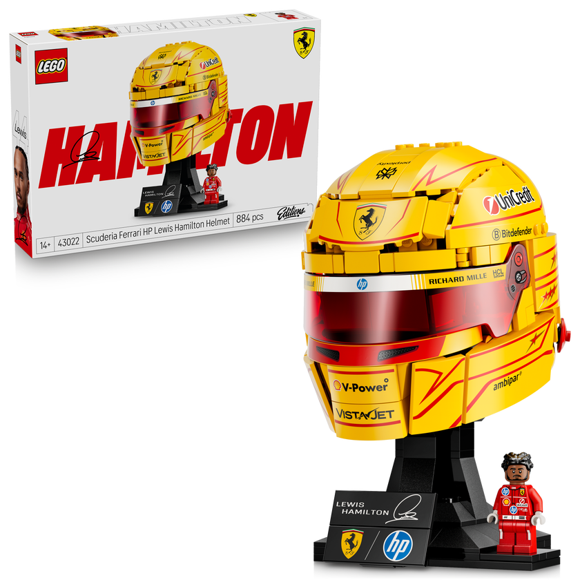 LEGO® Editions Scuderia Ferrari HP Lewis Hamilton hjelm 43022