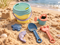 Wind & Water – Sandslott‑sett med redskaper