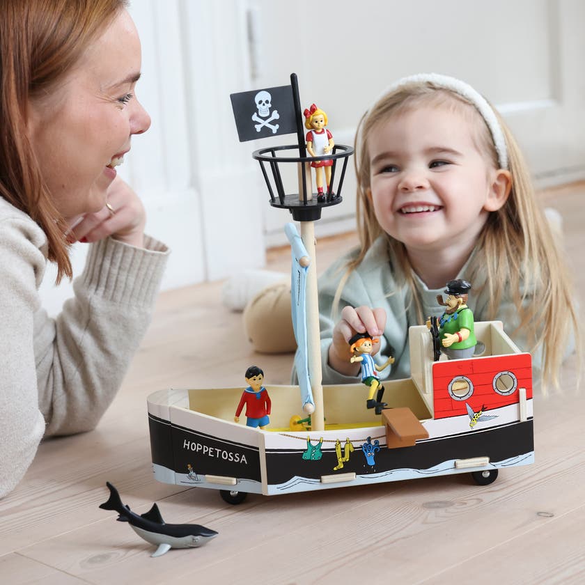Micki - Pippi Langstrømpe Hoppetossa trebåt