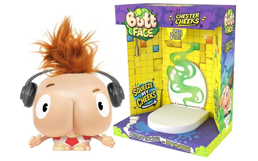 Butt Face Chester Cheeks Pruttfigur