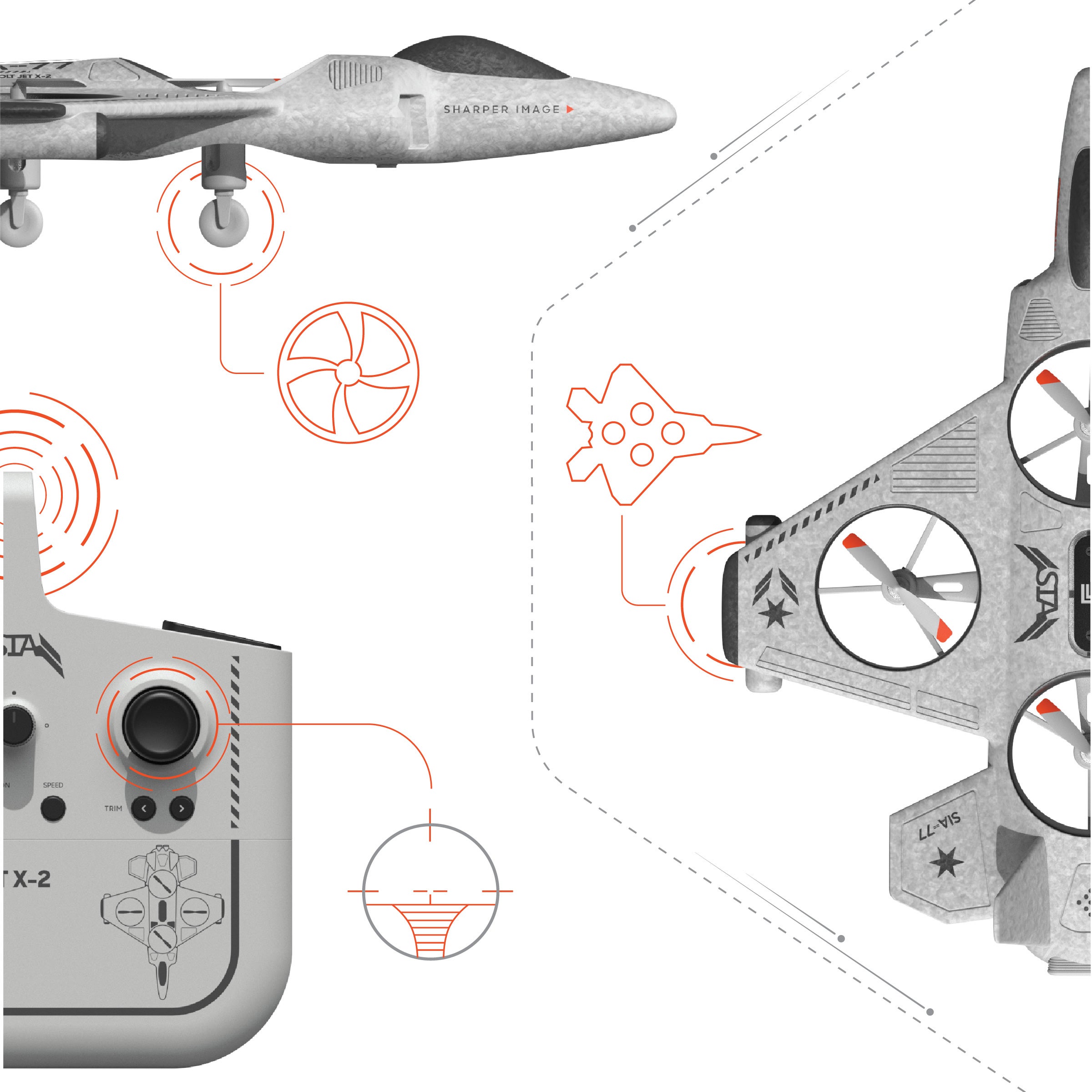 Thunderbolt Jet X-2 Stuntdrøne