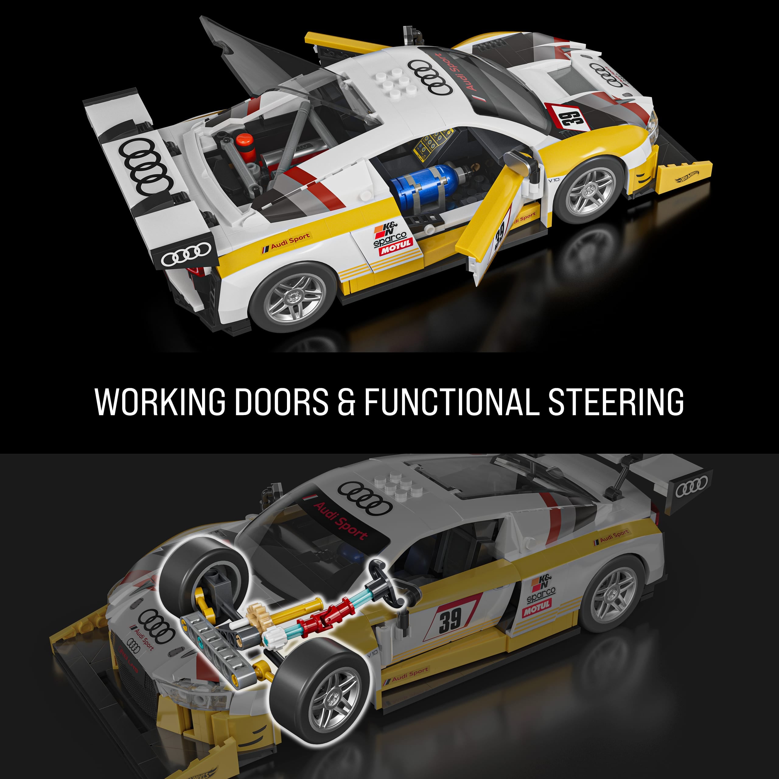 Hot Wheels Audi R8 LMS Byggesett