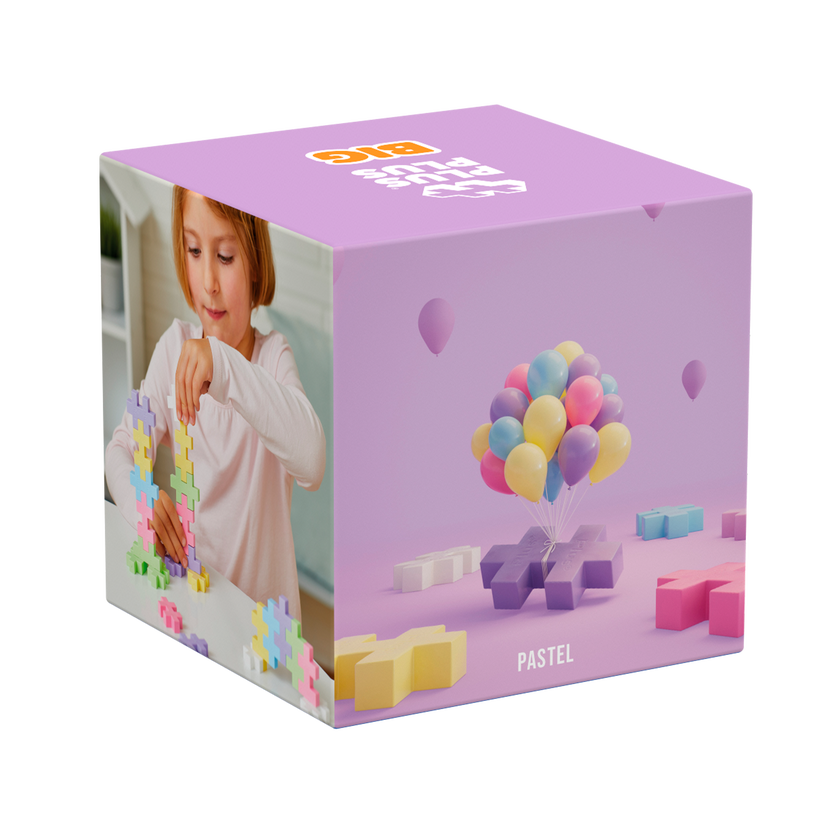 Plus-Plus BIG Pastellmiks / 100 stk