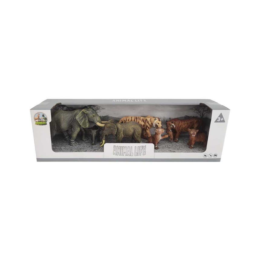 Animal Life, Ville dyr 7 stk inkl. elefant
