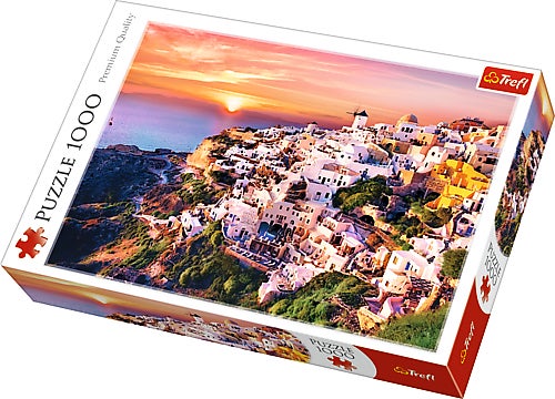 Trefl Sunset over Santorini 1000-bits puslespill