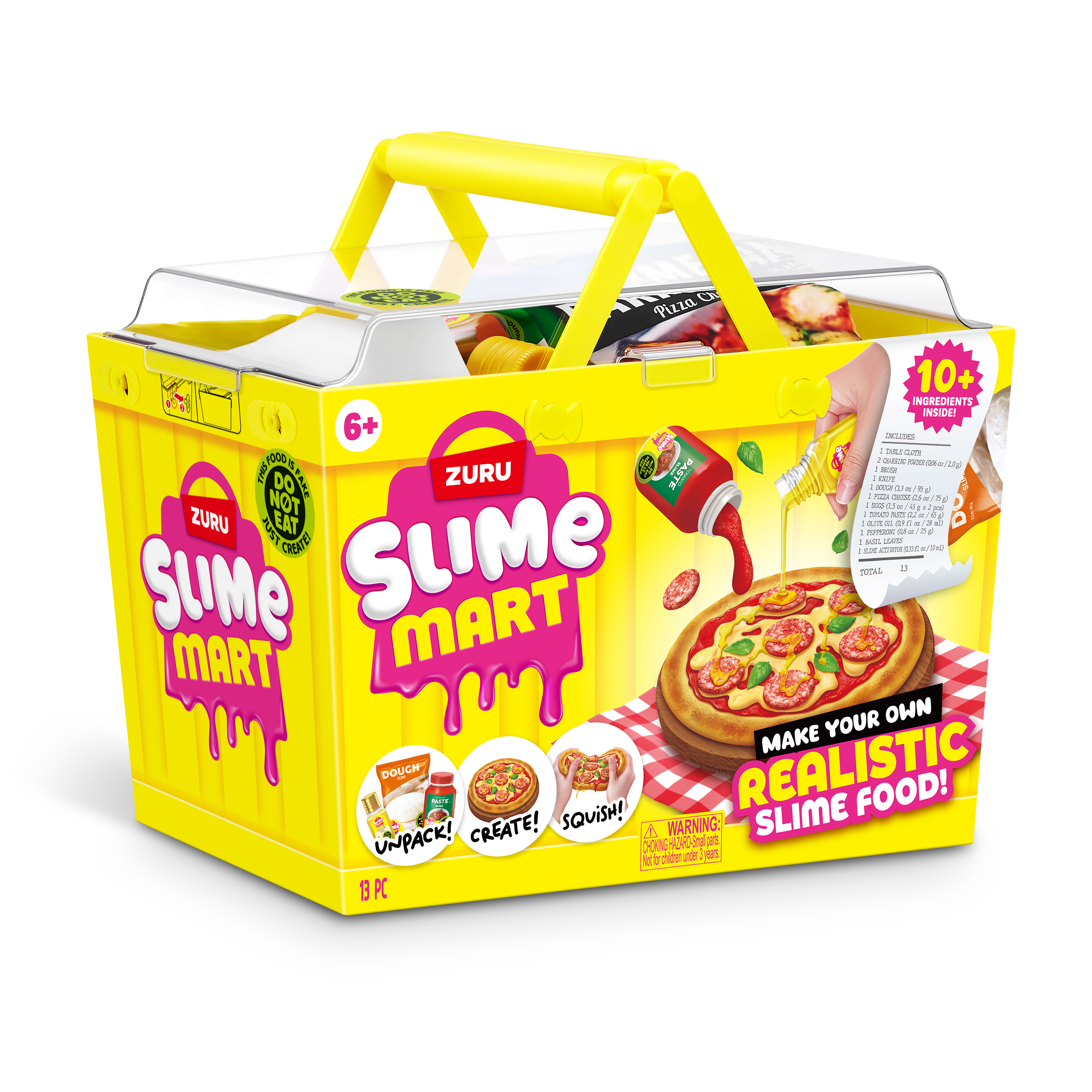 Slime Mart Small Shopping Basket Fast Food